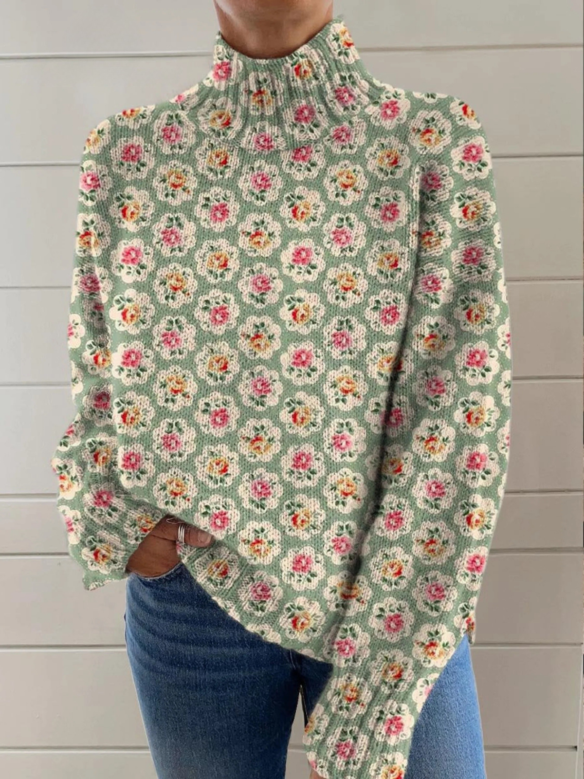 Isla | Kvinners Fantastiske Blomstrete Kunsttrykk