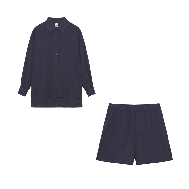 Elizabeth - Lett skjorte og shorts-sett
