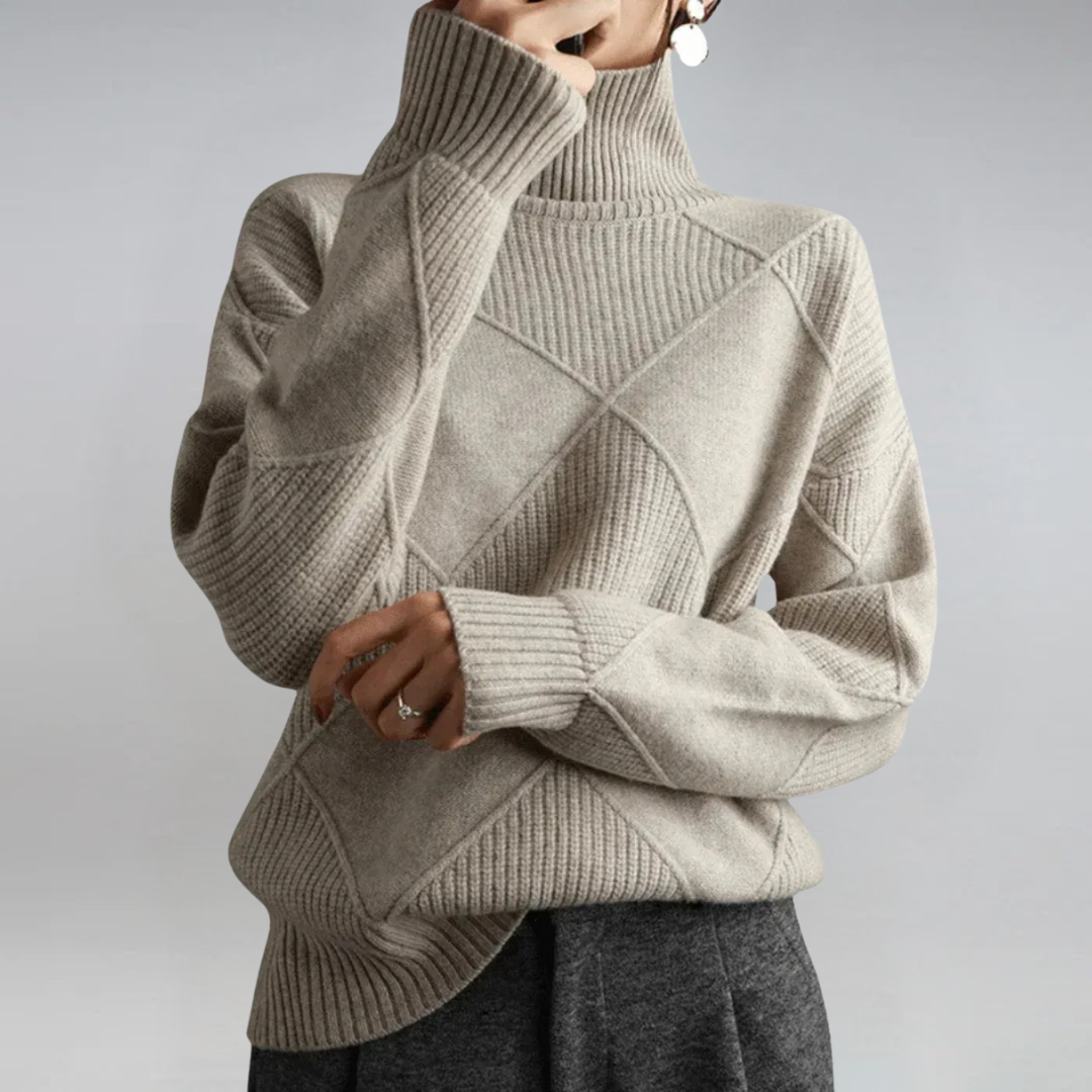 Selvia | Luksuriøs Turtleneck Genser