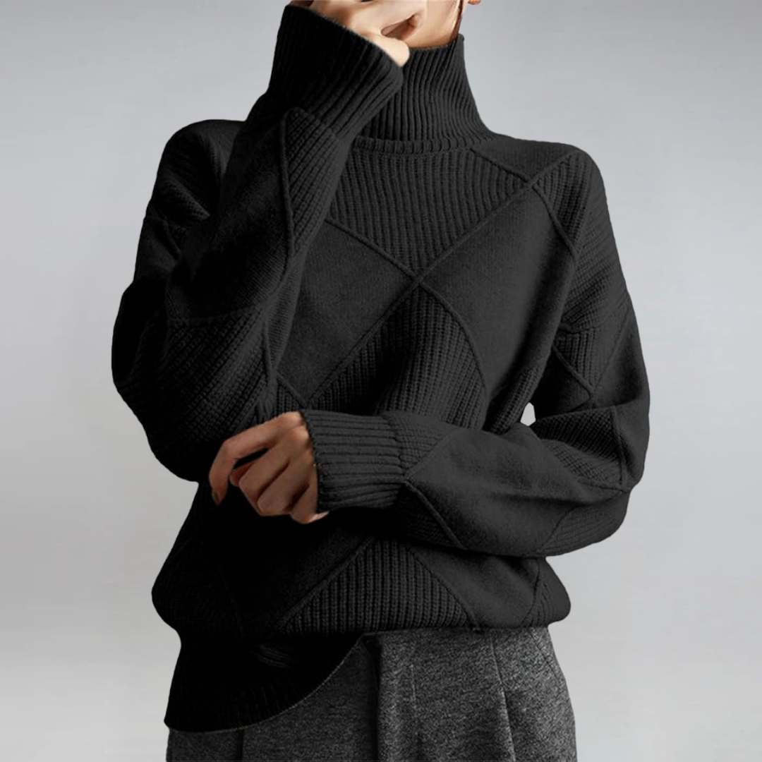 Selvia | Luksuriøs Turtleneck Genser