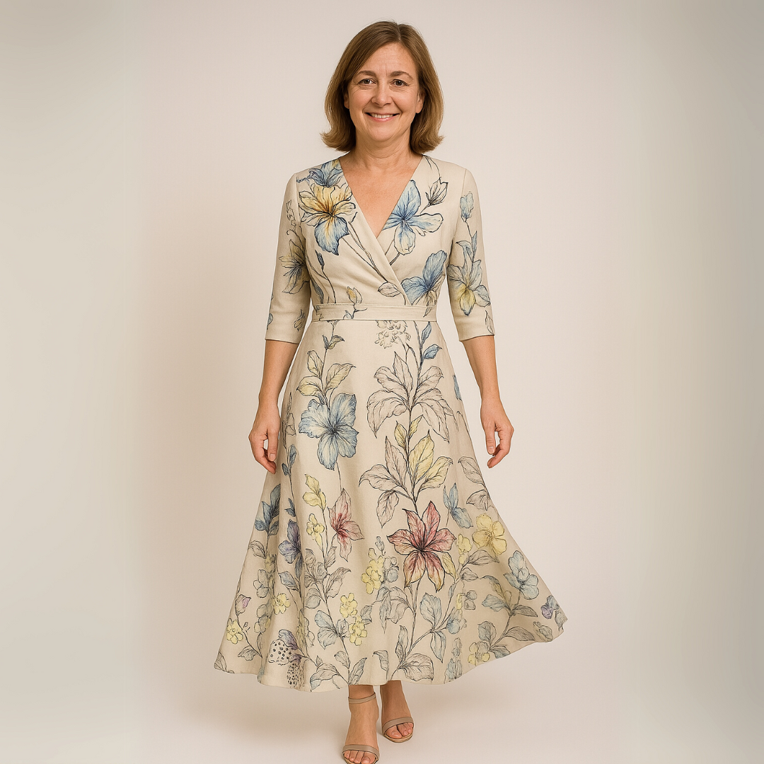 TAYLOR | ELEGANT BLOMSTERSKJORTA I LYX
