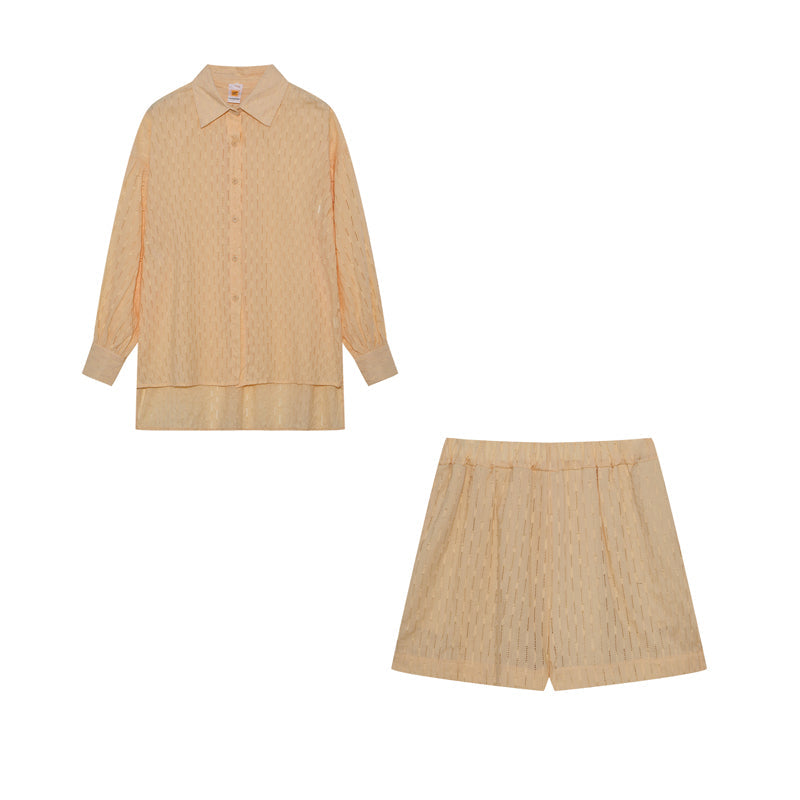 Elizabeth - Lett skjorte og shorts-sett