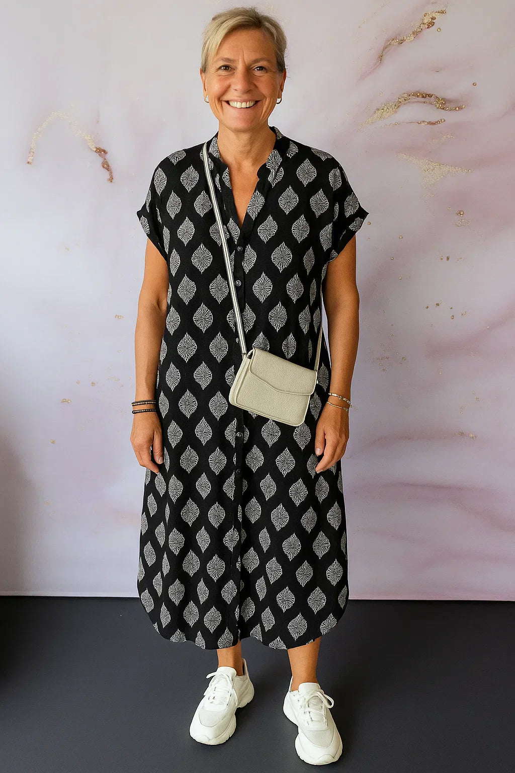 Elena – Kjole med print