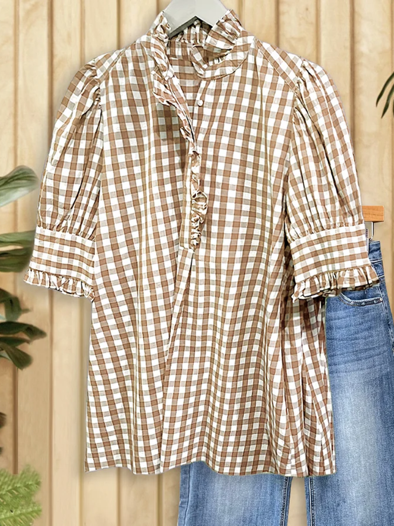 Lotta – Bluse med knappelukking