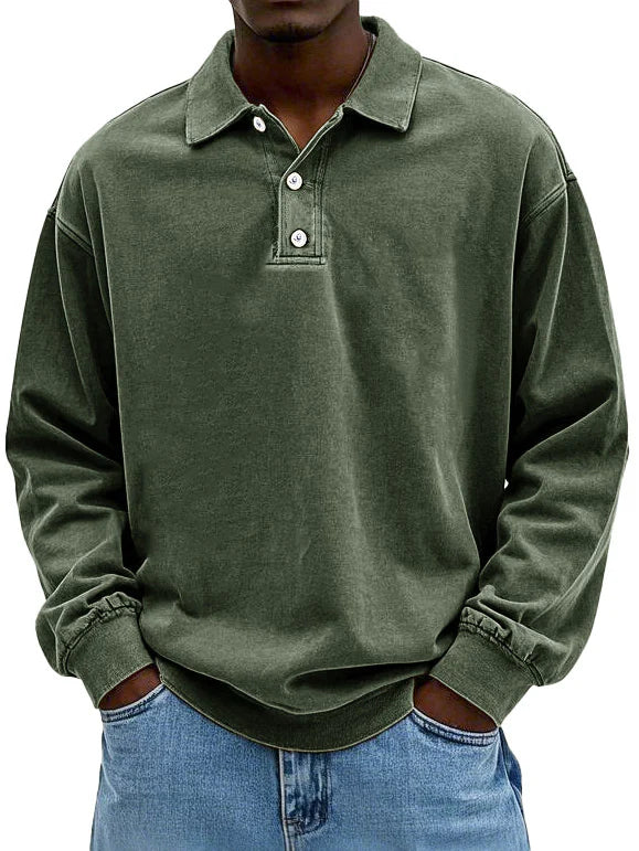 Matteo™ Herrepolo med lange ermer
