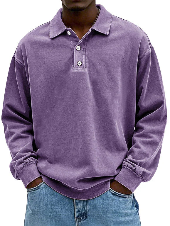 Matteo™ Herrepolo med lange ermer