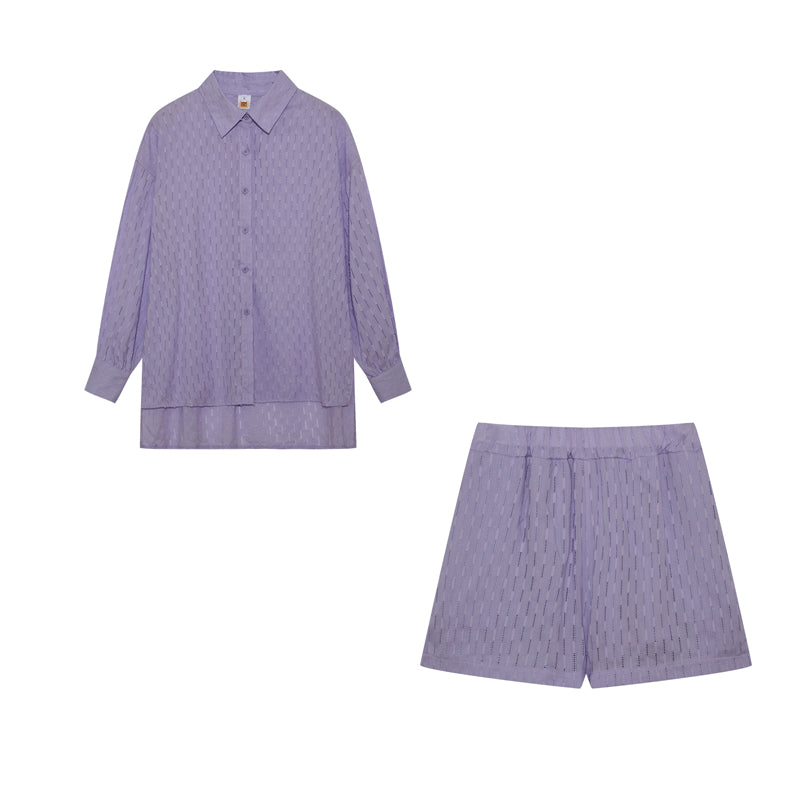 Elizabeth - Lett skjorte og shorts-sett