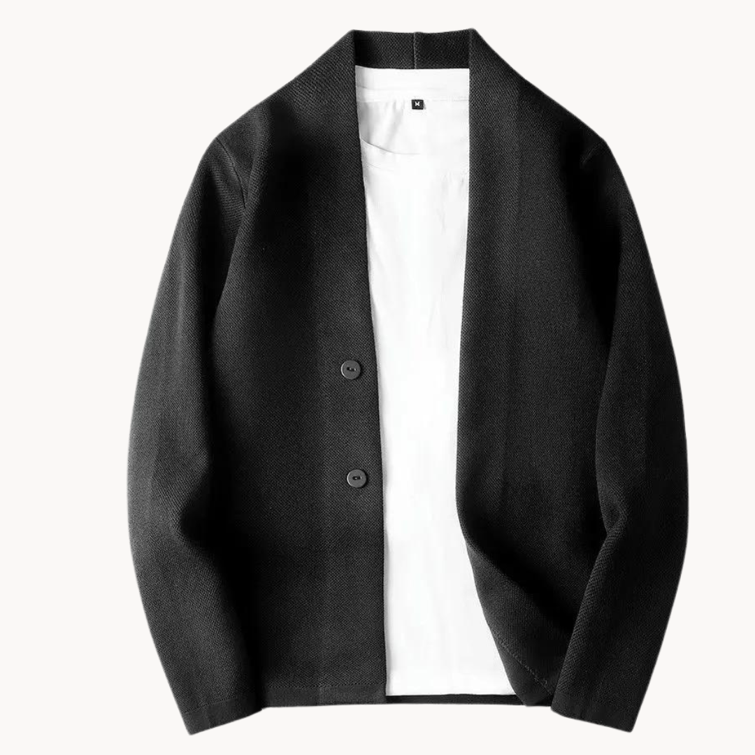Bertin - Casual strikket vest med knapper
