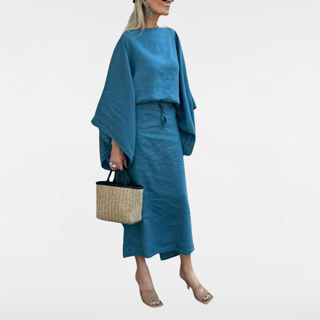 Saphira | Maxi kimono-stil kjole