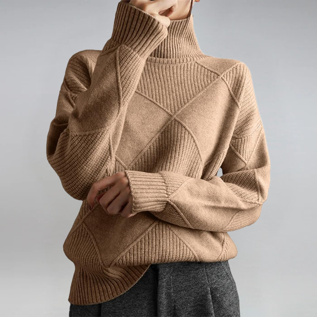 Selvia | Luksuriøs Turtleneck Genser