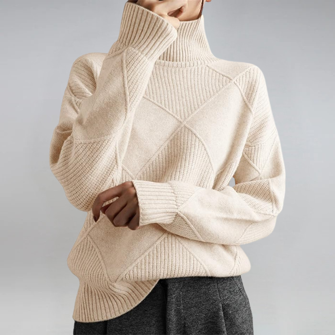 Selvia | Luksuriøs Turtleneck Genser
