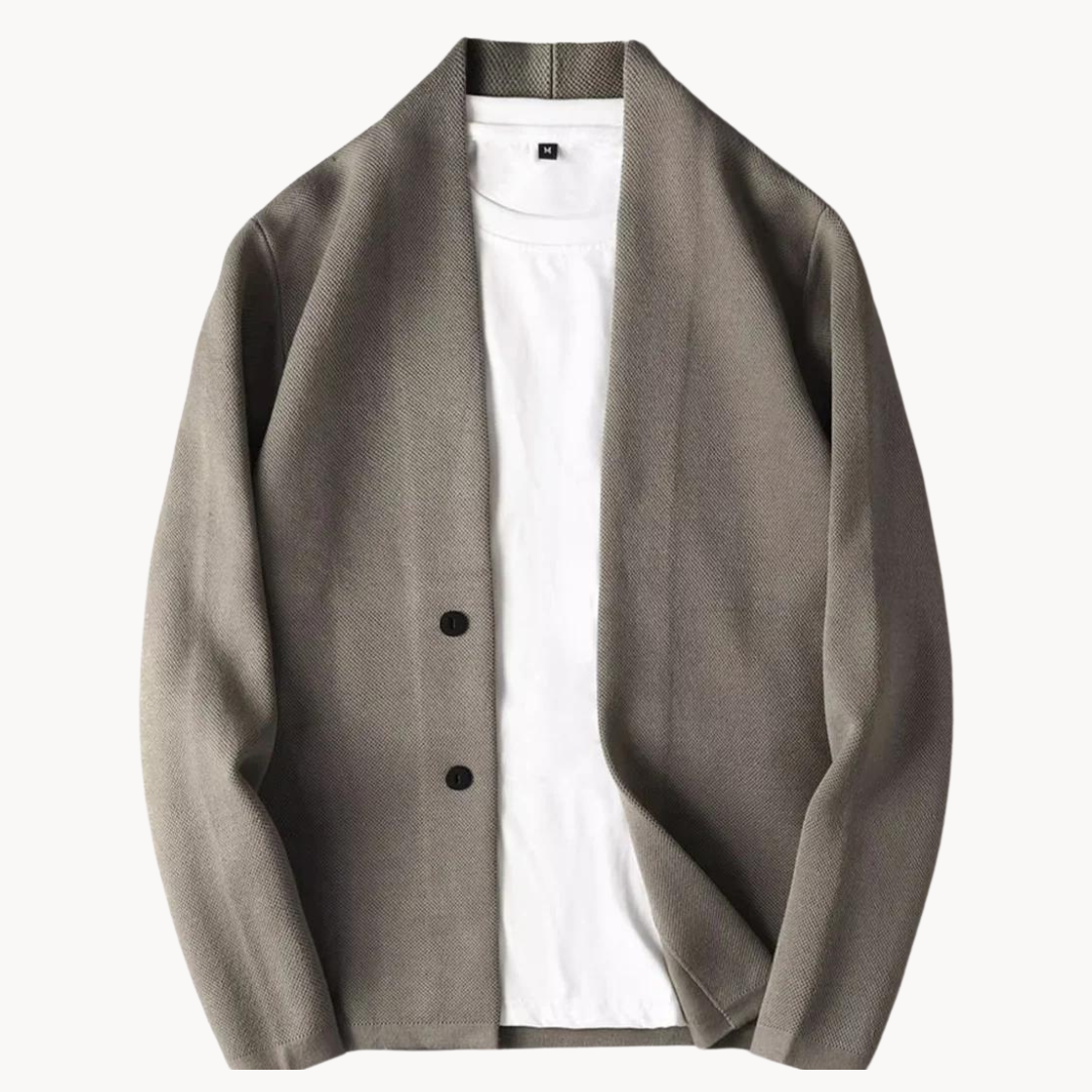 Bertin - Casual strikket vest med knapper