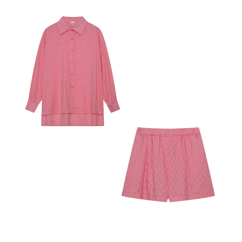 Elizabeth - Lett skjorte og shorts-sett