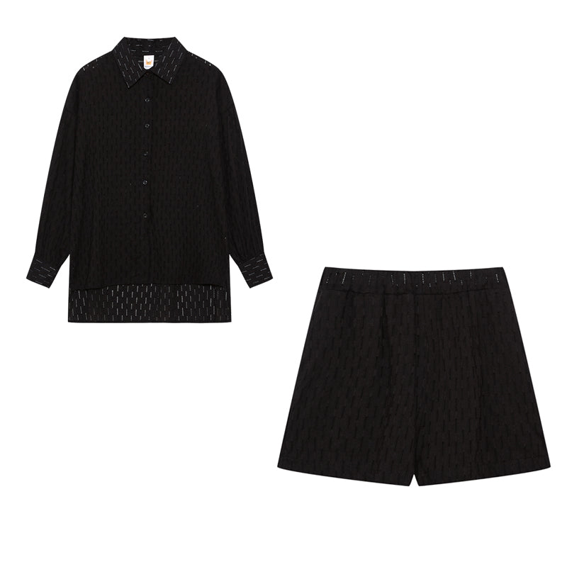 Elizabeth - Lett skjorte og shorts-sett