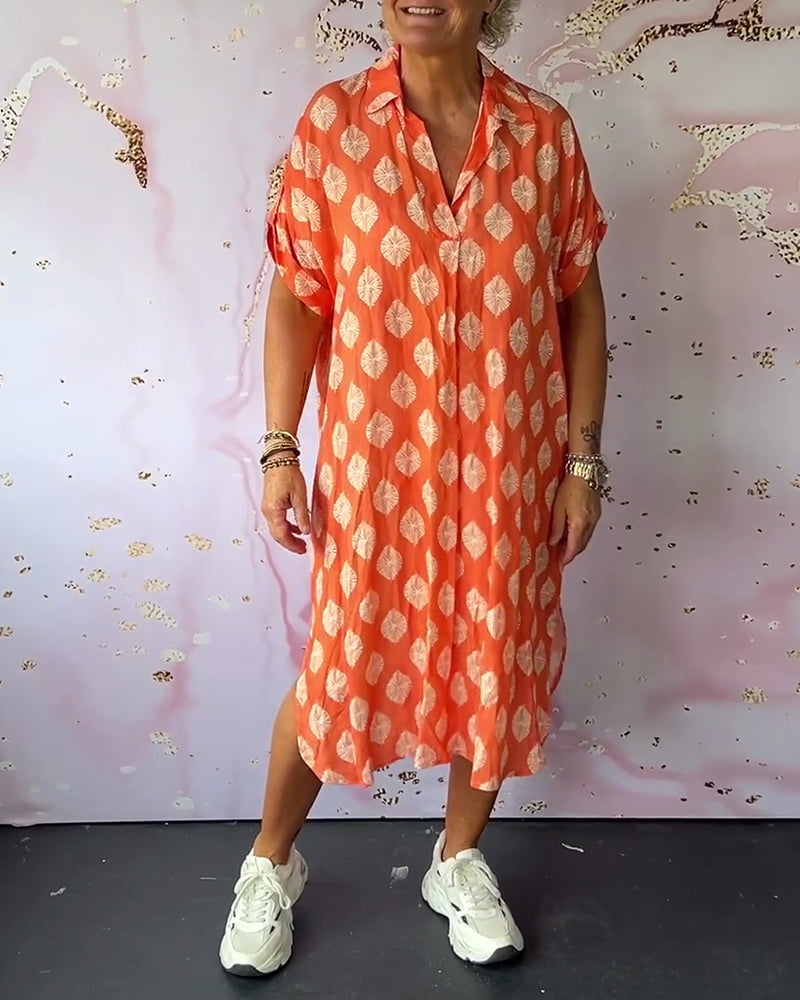 Elena – Kjole med print