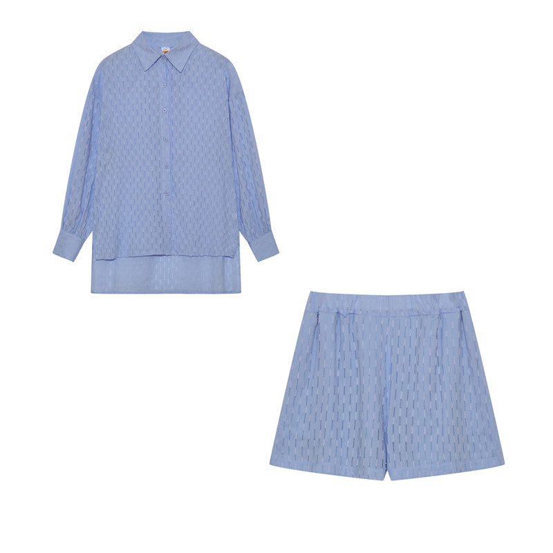 Elizabeth - Lett skjorte og shorts-sett