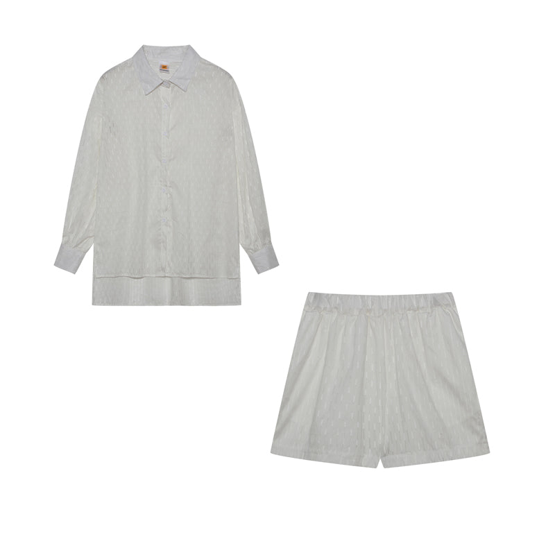 Elizabeth - Lett skjorte og shorts-sett