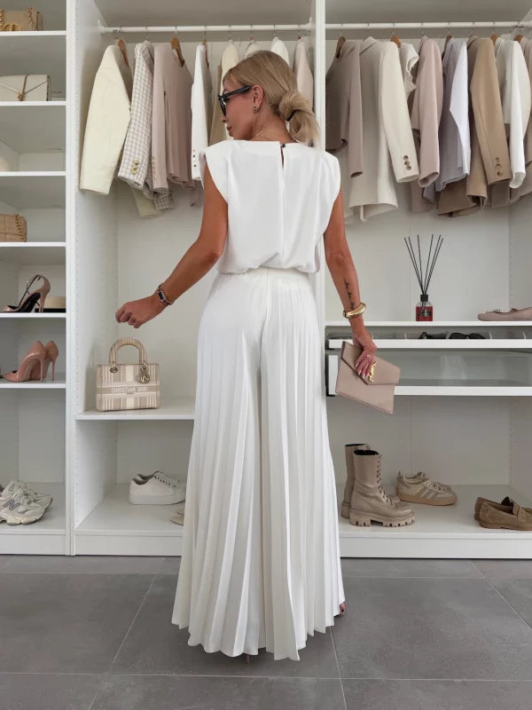 Marian - Elegant Plisserte Sett