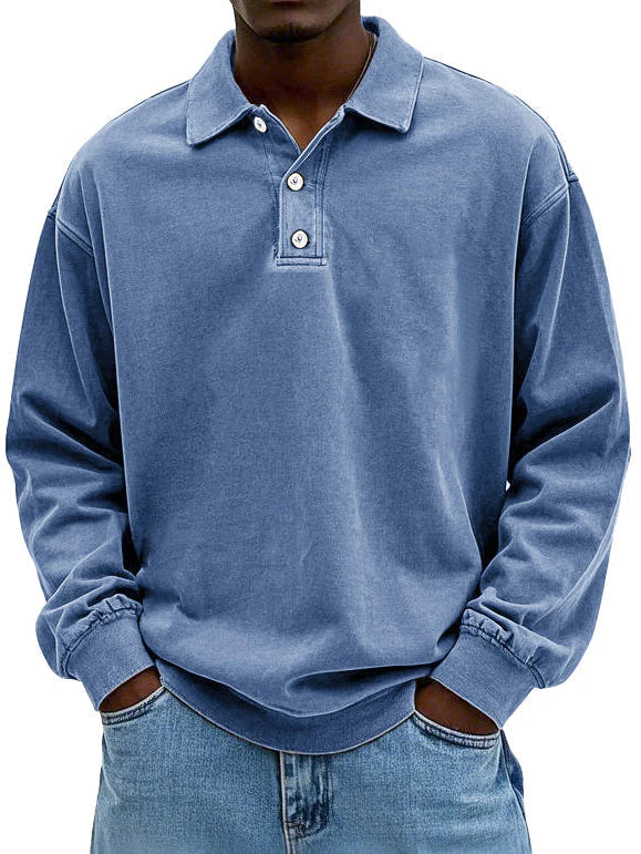 Matteo™ Herrepolo med lange ermer