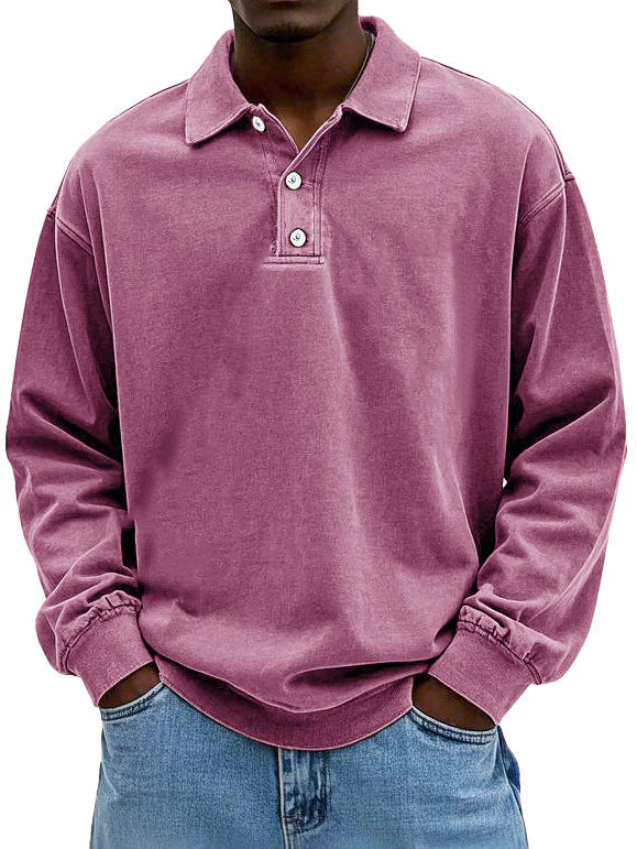 Matteo™ Herrepolo med lange ermer