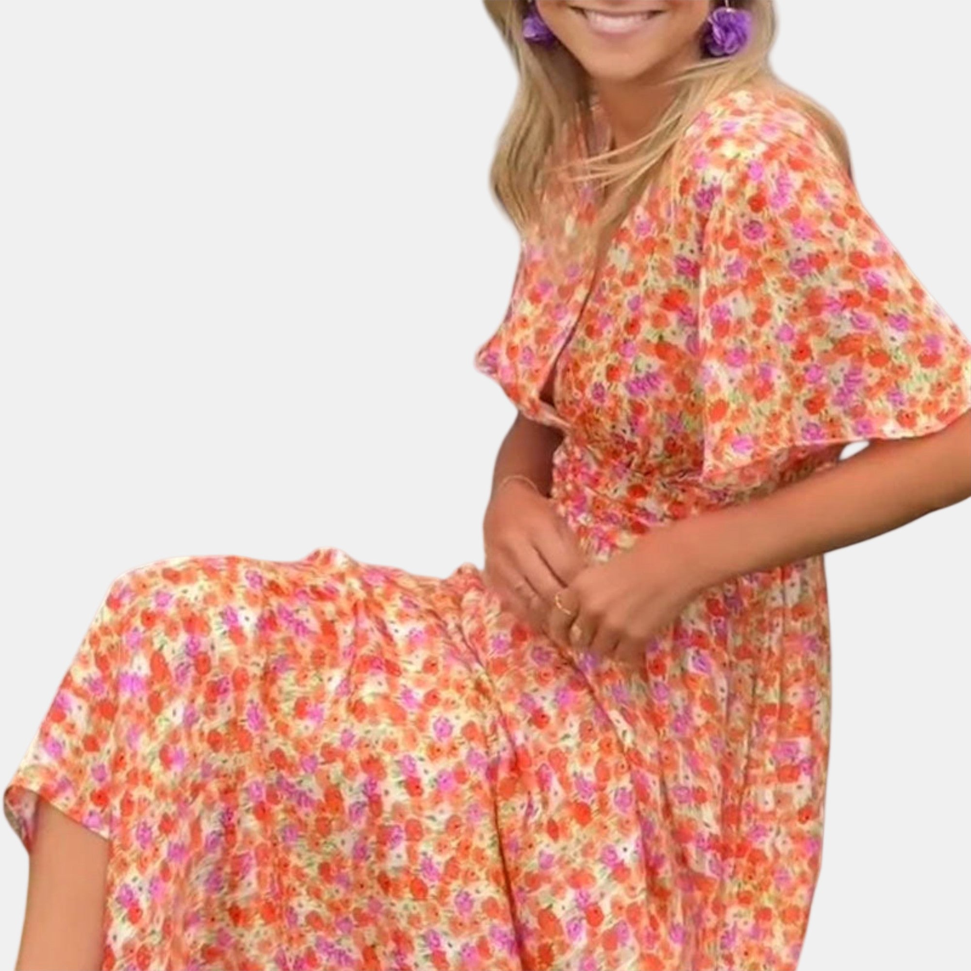 Wendy | Bekvemmelig Maxi Kjole